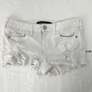 Express Jeans Womens Denim Shorts size 27, White
